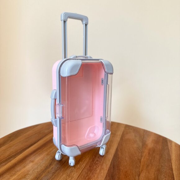 New Mini Pink Luggage Case Suitcase Organizer - Beauty Travel - Picture 3 of 9